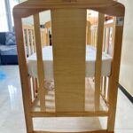 Preowned Babyhug Florence 3 in 1 Rocking Cot Cum Crib with Mattress