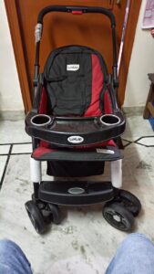 Pre-Owned LuvLap Baby Stroller with Front Tray