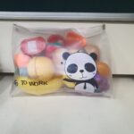 Pre-Owned GO TO WORK Panda Pouch Toy Set – Pretend Play Fruits & Vegetables
