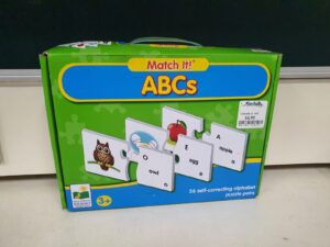 Preowned ABCs by The Learning Journey. Alphabet puzzle pairs