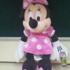 Preowned Disney Minnie Mouse Plush w/Pink Dress and Bow