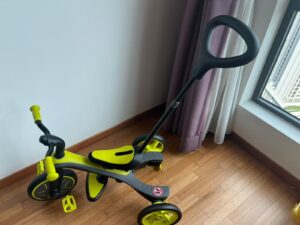 Preowned Smoby Reversible Tricycle with Parent Push Handle