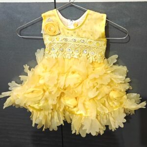 Preowned Yellow Fairy Baby Frock