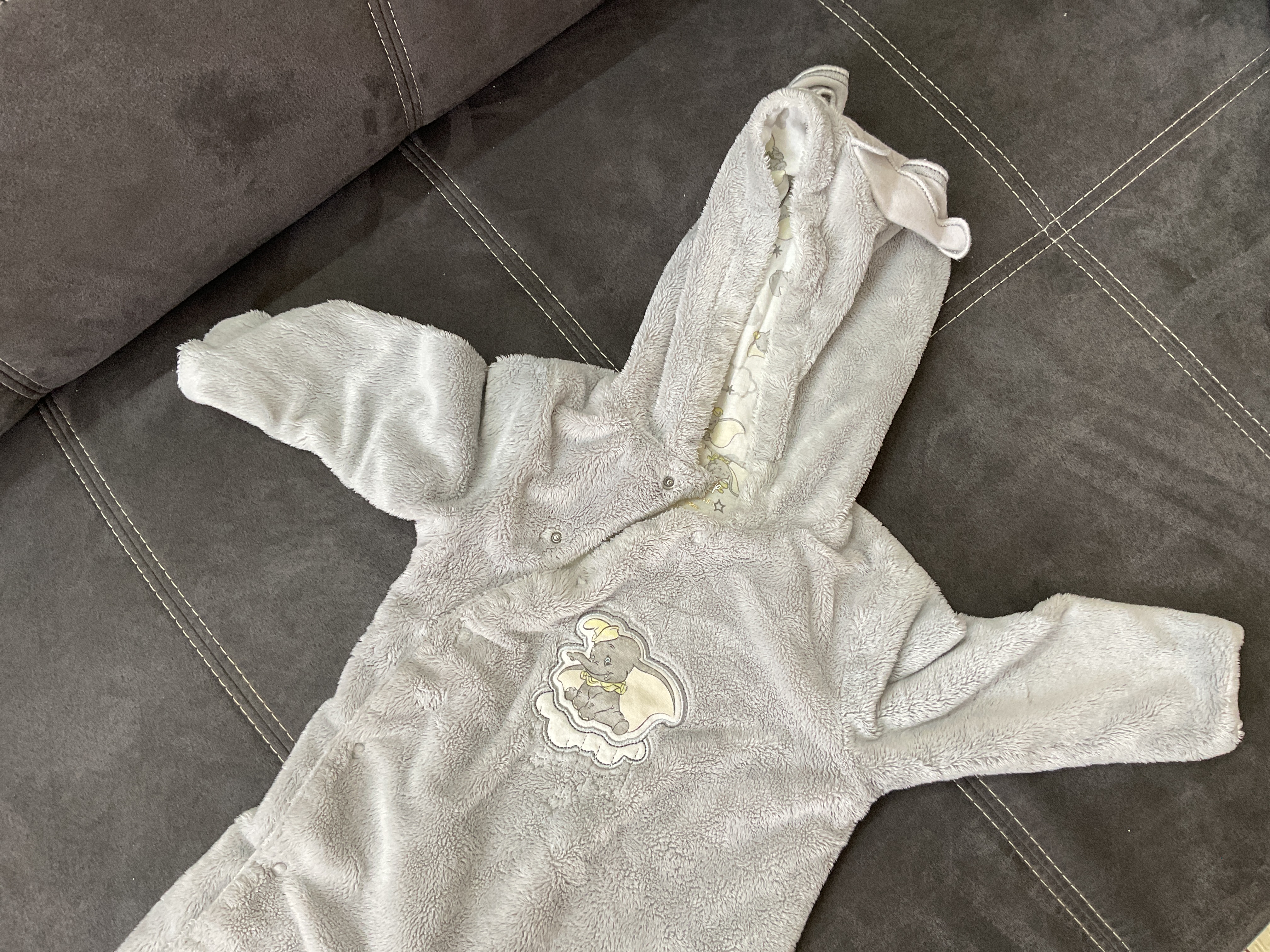Preloved Disney Baby Winter Romper with Hood