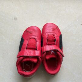 Pre-Owned Puma Kids Ferrari Red Shoes