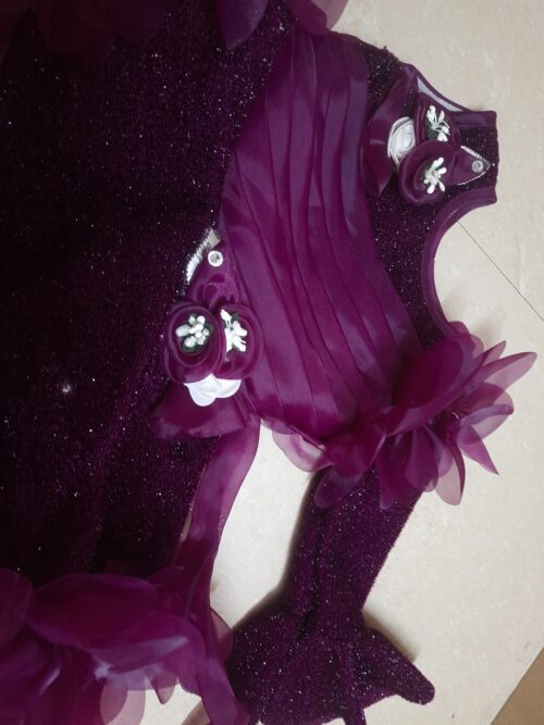 Beautiful purple girls frock