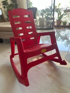 Pre-Owned National Kids Plastic Rocking Chair