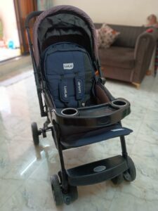 Pre-Owned LuvLap Baby Stroller – Navy Blue