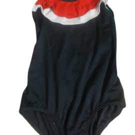 Ekasya Girls' Black Bathing Suit – Stylish Swimwear for 9–12 Years
