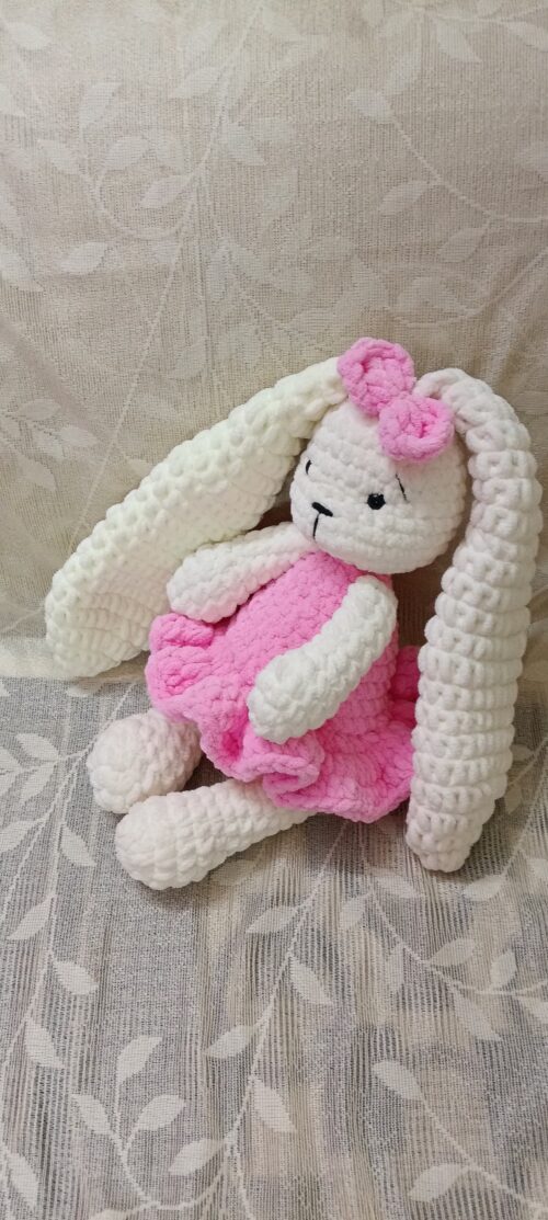 Crochet Handmade Long Ear Bunny – Soft, Cuddly & Perfect for Bunny Lovers