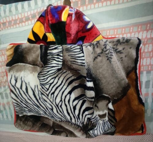 Newborn Baby Blanket – Animal Print (0–6 Months)