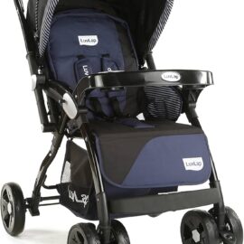 Luvlap Galaxy Stroller/Pram (Navy/Black)