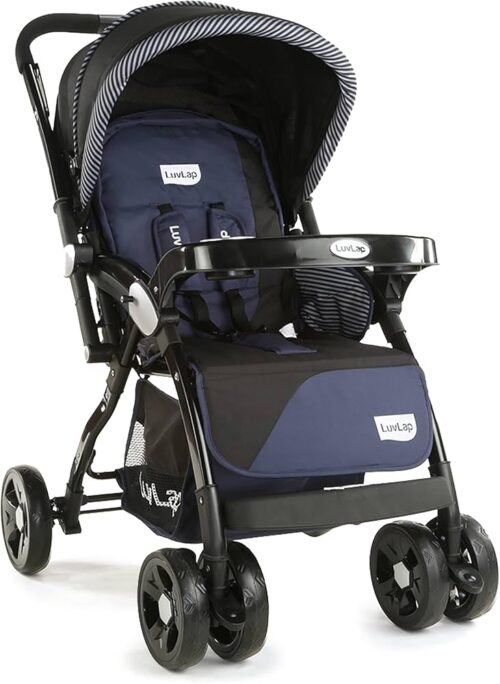 Luvlap Galaxy Stroller/Pram (Navy/Black)