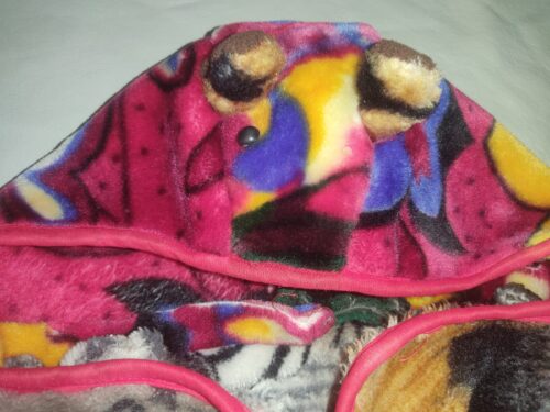Newborn Baby Blanket – Animal Print (0–6 Months)