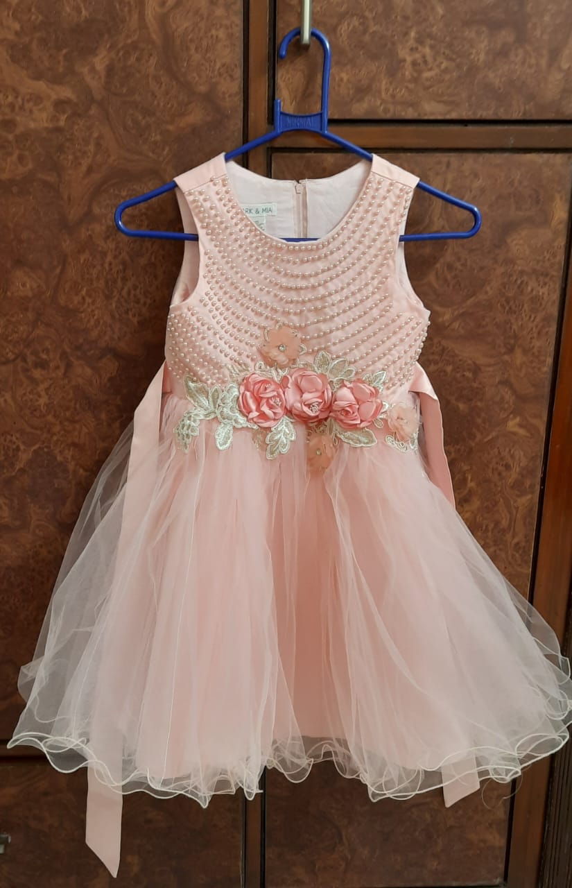 Mark n Mia Pink Party Wear Designer Dress – Elegant, Comfortable & Ready for Any Occasion!