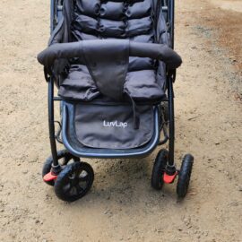 LuvLap Black Baby Stroller – Gently Used | Lightweight, Comfortable & Safe