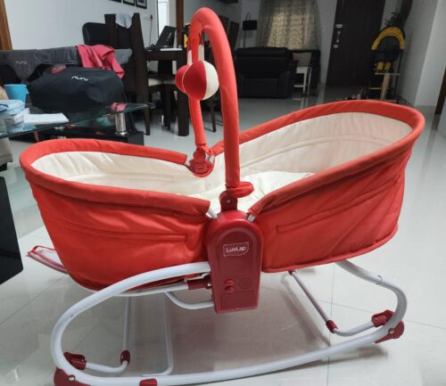 LuvLap 3-in-1 Rocker Napper – Sleep, Sit, and Rock with Ease!
