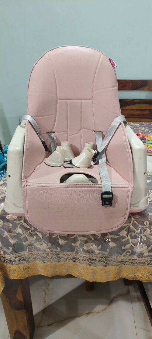 Babyhug 3-in-1 Comfy High Chair | Adjustable Tray, Compact Fold & Safety Harness | Brand New