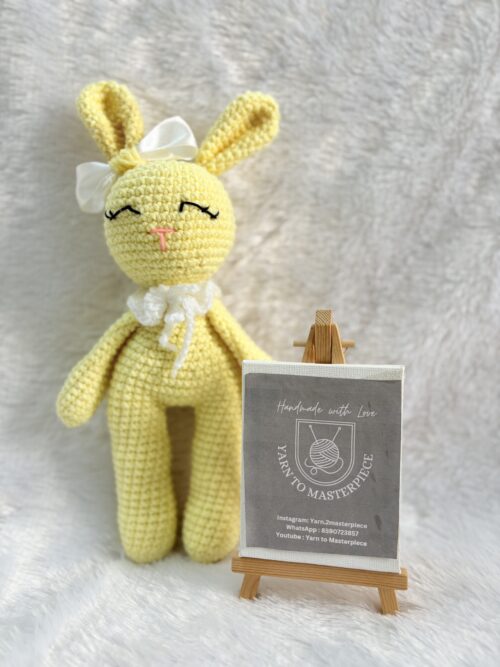 Crochet Handmade Bunny – Soft, Sunny & Lovingly Made for Tiny Hugs