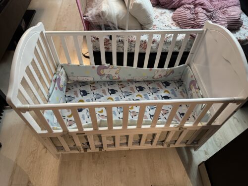 HunyHuny Canopy Mosquito Net GREY for Baby Cot Crib Bed