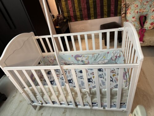 HunyHuny Canopy Mosquito Net GREY for Baby Cot Crib Bed