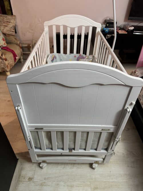HunyHuny Canopy Mosquito Net GREY for Baby Cot Crib Bed
