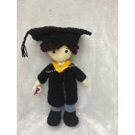 Crochet Handmade Graduation Doll – A Keepsake of Achievement