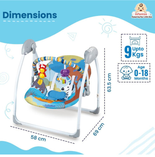 Automatic Baby Swing – The Gentle Hug That Swings With Love!