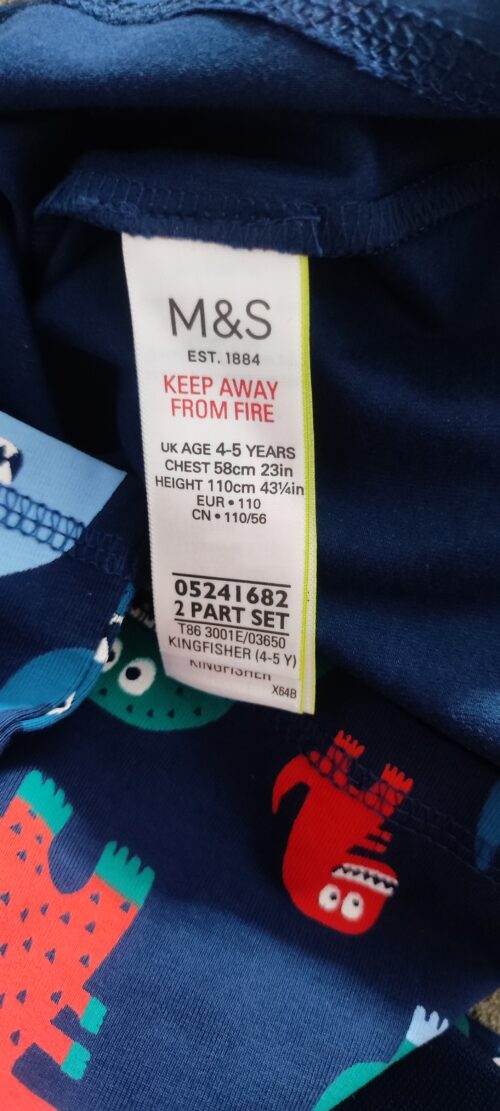 M & S Boys sleep set