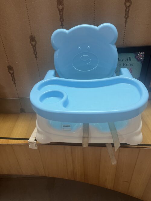 Babyhug Blue Booster Chair – Compact, Comfortable & Safe for Little Eaters
