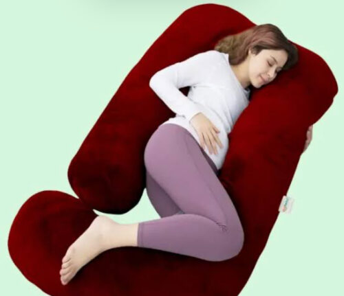 G shaped pregnancy pillow