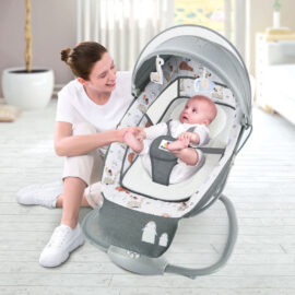 Mastela 3-in-1 Multi-Functional Electric Swing – Comfort, Safety & Innovation!