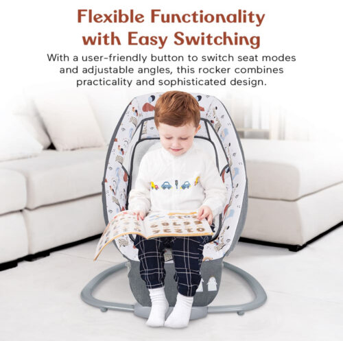 Mastela 3-in-1 Multi-Functional Electric Swing – Comfort, Safety & Innovation!