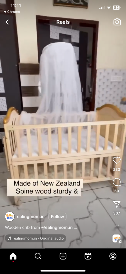 Ealing Mom Convertible Crib & Cot – The Ultimate Sleep & Play Solution for Your Baby!