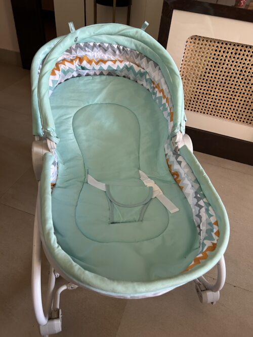 Babyhug Soothing Baby Rocker – Music, Vibration & Dual Mode | Like New