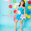 Foreverkidz Rainflower Tunic Dress with Matching Bow – Gently Used | Elegant & Whimsical