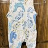 Adorable Blue & White Baby Jumpsuit – 0-6 Months | Gently Used & Ultra Comfortable