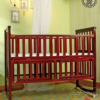 Babyhug Chester 3 in 1 Junior Bed cum Cot With Mattress- Dark Brown