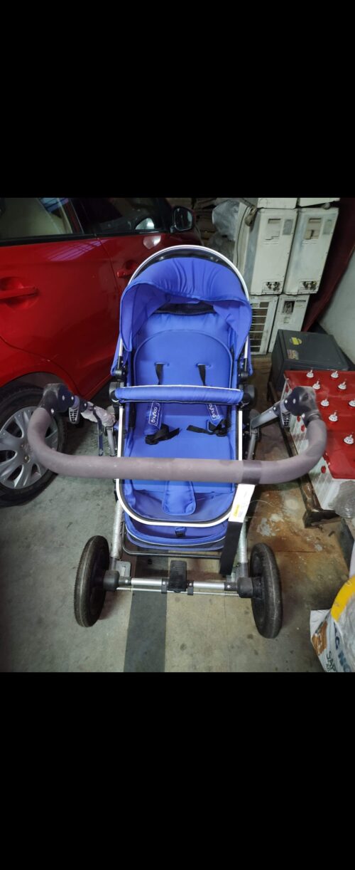 Babyhug 2-in-1 Pram – Smooth, Spacious & Convertible!