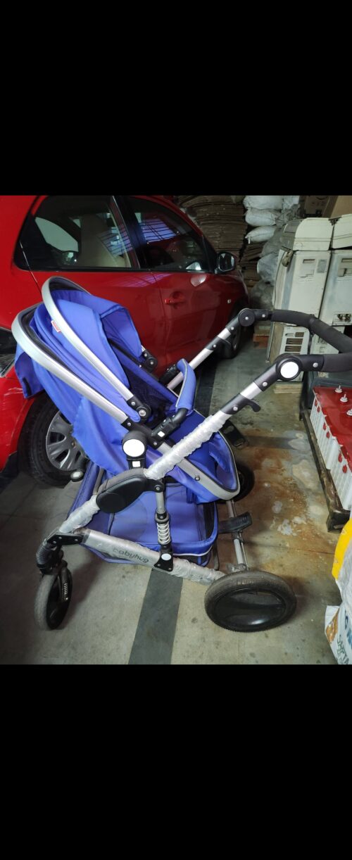 Babyhug 2-in-1 Pram – Smooth, Spacious & Convertible!