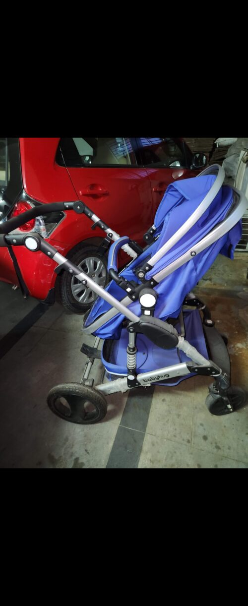 Babyhug 2-in-1 Pram – Smooth, Spacious & Convertible!