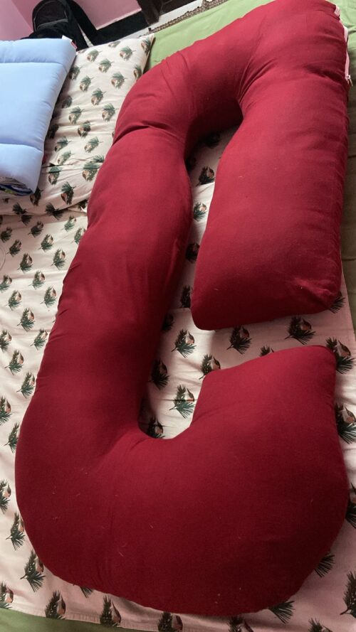 G shaped pregnancy pillow