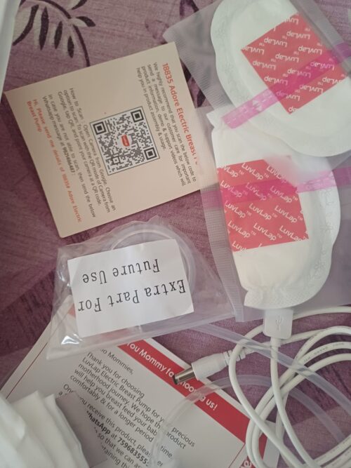 LuvLap Adore Electric Breast Pump – 2-Phase, Rechargeable, Barely Used (Like New)