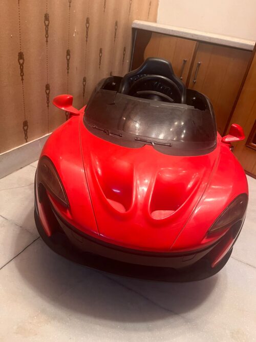 Electric Ride-On Car for Kids – Rechargeable | Red | Fun & Safe Drive for Little Riders