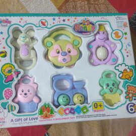 Nonny Baby Rattle Set – Set of 6 | Colorful & Safe | Brand New | Perfect Gift for Infants