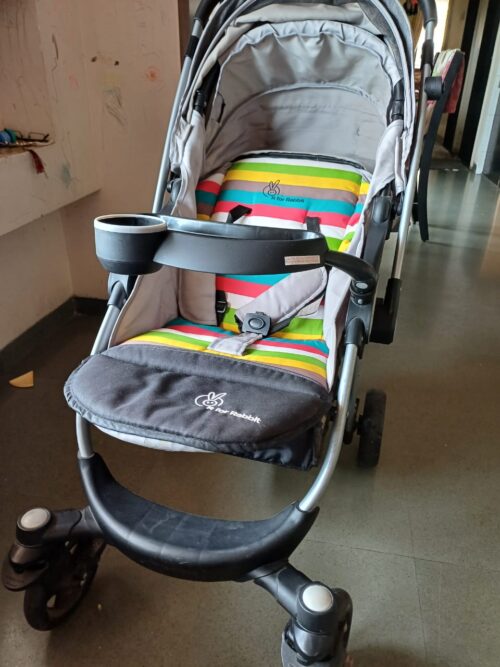 R for Rabbit Premium Chocolate Ride Baby Stroller & Pram – Stylish Rainbow Edition (6 Months to 3 Years)