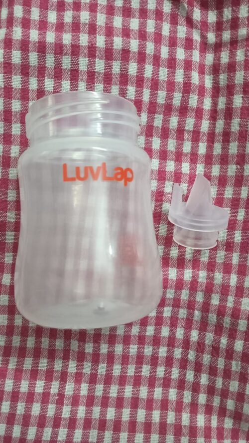 LuvLap Manual Breast Pump – 3-Level Suction | Soft Silicone Cushion | Used Gently