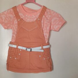 Pantaloons Orange 2-Piece Set with Belt – Brand New | Stylish & Comfy