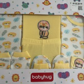 Babyhug 8-Piece Newborn Gift Set – Soft Cotton Essentials for Everyday Comfort