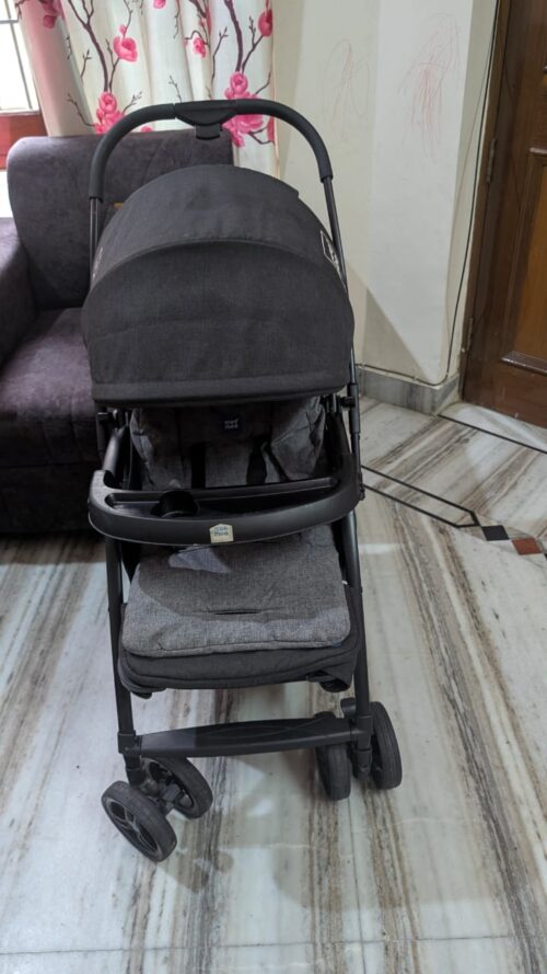 Mee Mee Comfy Cruise Stroller – Black & Grey | Gently Used